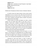 Direitos Humanos Licenciatura em Língua Portuguesa e Língua Inglesa
