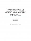 TRABALHO FINAL DE GESTÃO DA QUALIDADE INDUSTRIAL