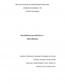 SERVIÇO NACIONAL DE APRENDIZAGEM INDUSTRIAL UNIDADE DE BLUMENAU / SC TÉCNICO EM QUÍMICA