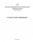 A Atividade Filosofia Da Razão e Moderidade