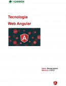 O Trabalho Tecnologia Web - Angular
