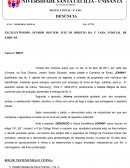 EXCELENTÍSSIMO SENHOR DOUTOR JUIZ DE DIREITO DA 1ª VARA JUDICIAL DE EMBÚ/SP
