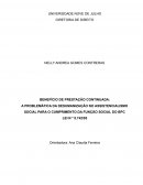 O BENEFÍCIO DE PRESTAÇÃO CONTINUADA: A PROBLEMÁTICA DA DESUMANIZAÇÃO NO ASSISTENCIALISMO SOCIAL PARA O CUMPRIMENTO DA FUNÇÃO SOCIAL DO BPC LEI N ° 8.742/93