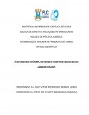 A SOCIEDADE ANÔNIMA, DEVERES E RESPONSABILIDADE DO ADMINISTRADOR