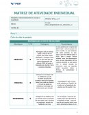 A MATRIZ DE ATIVIDADE INDIVIDUAL