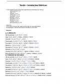 Tarefa Instalações Elétricas