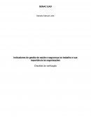 Os Indicadores de gestão de saúde e segurança no trabalho e sua importância às organizações