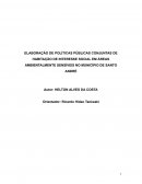 ELABORAÇÃO DE POLÍTICAS PÚBLICAS CONJUNTAS DE HABITAÇÃO DE INTERESSE SOCIAL EM ÁREAS AMBIENTALMENTE SENSÍVEIS NO MUNICÍPIO DE SANTO ANDRÉ