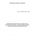 CONSIDERAÇÕES A RESPEITO DO ARTIGO “O ENSINO DE LÍNGUA PORTUGUESA NOS ANOS INICIAIS”: UMA ANÁLISE SOBRE OS REFLEXOS DOS ESTUDOS LINGUÍSTICOS NOS DOCUMENTOS OFICIAIS