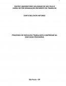 PROCESSO DE EXECUÇÃO TRABALHISTA COM ÊNFASE NA EXECUÇÃO PROVISÓRIA