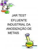 O EFLUENTE INDUSTRIAL DA ANODIZAÇÃO DE METAIS