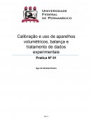 Calibração e Uso de Aparelhos Volumétricos