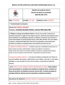 O MODELO DE RELATÓRIO DE AUDITORIA INTERNA MRAI-004-00 (1/3)