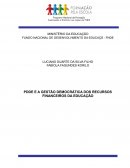 PDDE E A GESTÃO DEMOCRÁTICA DOS RECURSOS FINANCEIROS DA EDUCAÇÃO