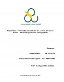 Experimento: Dimensões e Densidades dos sólidos. Disciplina: BC1707 - Métodos Experimentais em Engenharia.