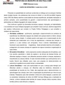 A Carta de Intenções