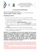 A AVALIAÇÃO DE APRENDIZAGEM