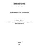 TRABALHO ESCRAVO: O PERFIL DO TRABALHO EM CONDIÇÕES ANÁLOGAS ÀS DE ESCRAVO NO BRASIL DO SÉCULO XXI