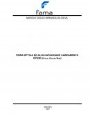 A FIBRA ÓPTICA DE ALTA CAPACIDADE CABEAMENTO OPGW