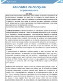 A Atividades da Disciplina Empreendedorismo