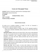 Atividade (Portfólio) Estudo em Crescimento, Desenvolvimento e Aprendizagem Motora