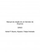 Manual de Criação de Um Servidor de Arquivos