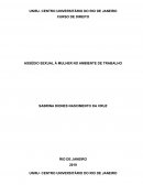 O ASSÉDIO SEXUAL À MULHER NO AMBIENTE DE TRABALHO