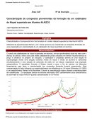 Caracterização de compostos provenientes da formação de um catalisador de Níquel suportado em Alumina Ni Al2O3