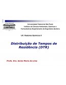 Aula Reatores DTR (Distribuição de Tempo de Residência)