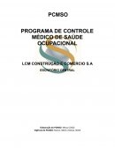 O PROGRAMA DE CONTROLE MÉDICO DE SAÚDE OCUPACIONAL