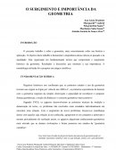 O SURGIMENTO E IMPORTÂNCIA DA GEOMETRIA