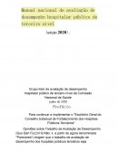 Manual nacional de avaliação de desempenho hospitalar público de terceiro nível