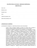 RELATÓRIO PARCIAL DE ESTÁGIO - OBSERVAÇÃO EMPRESARIAL