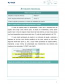 Corporate Finance Matriz de atividade individual