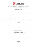 O RELATÓRIO DE ATIVIDADE PRÁTICA: PERDA DE CARGA DISTRIBUÍDA
