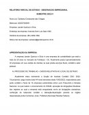 O RELATÓRIO PARCIAL DE ESTÁGIO - OBSERVAÇÃO EMPRESARIAL