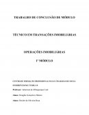 TRABALHO DE CONCLUSÃO DE MÓDULO PESQUISA DE MERCADO E AVALIAÇÃO IMOBILIÁRIA