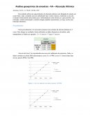 A Análise Geoquímica de Amostras