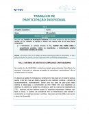 TRABALHO DE PARTICIPAÇÃO INDIVIDUAL