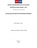 TECNOLOGIA EM GESTÃO DE RECURSOS HUMANOS