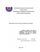 DEPARTAMENTO DE ENGENHARIA E CIÊNCIAS EXATAS CURSO DE QUÍMICA BACHARELADO