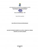 ANÁLISE DO DESENVOLVIMENTO DO CAPITAL HUMANO DA CÂMARA MUNICIPAL DE PORTALEGRE/RN