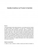 A Gestão Analítica na Procter & Gamble