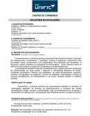 CENTRO DE CARREIRAS RELATÓRIO DO ESTAGIÁRIO