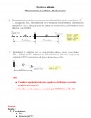 O Exercício de Aplicação Dimensionamento de Condutores Queda de tensão