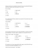 Os Exercícios Matemática Financeira