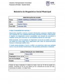 Relatório de Diagnóstico Social Municipal