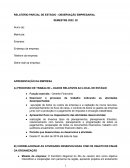 RELATÓRIO PARCIAL DE ESTÁGIO - OBSERVAÇÃO EMPRESARIAL