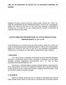 NOTÍCIA CRIME PARA REPRESENTAÇÃO (38, CPP) DE INFRAÇÃO PENAL PREVISTA NO ART. 171, § 2º, VI, CP.