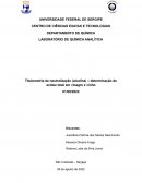 Titulometria de neutralização (alcalina) – determinação de acidez total em vinagre e vinho